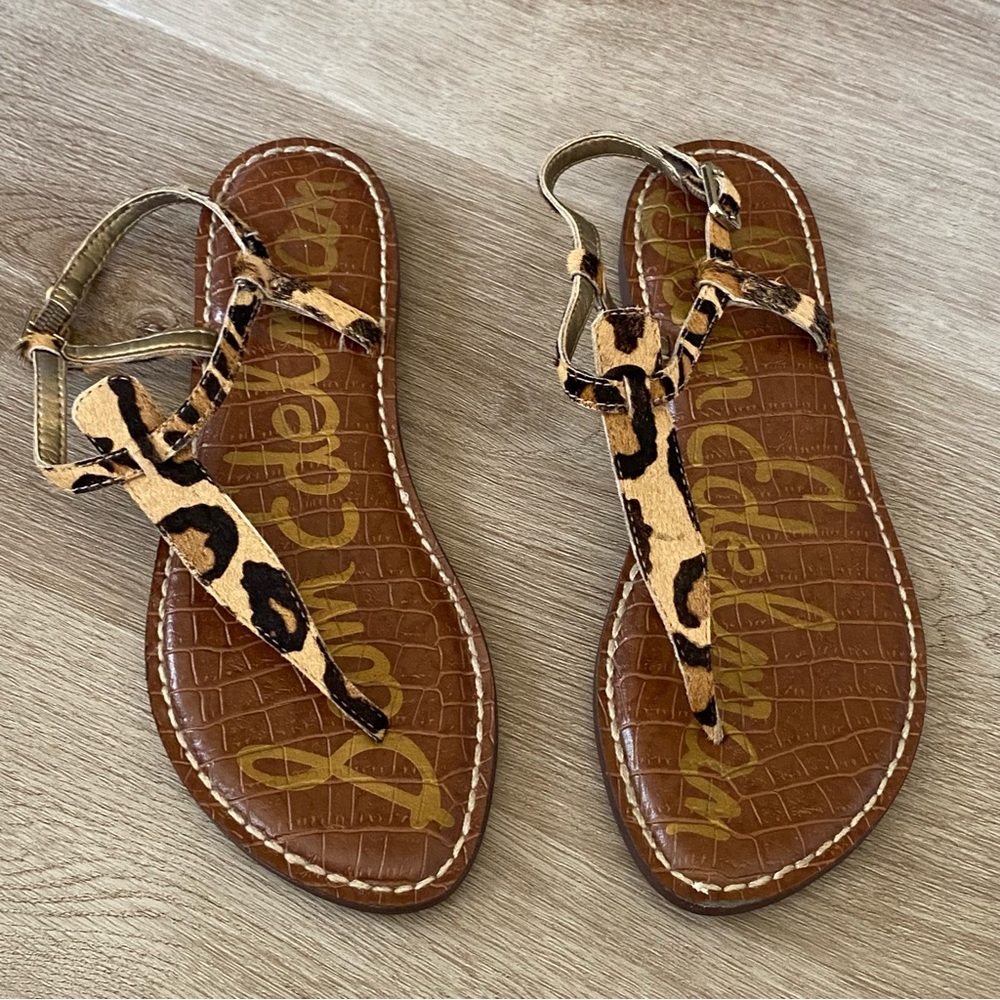 Sam Edelman Leopard Print Sandals